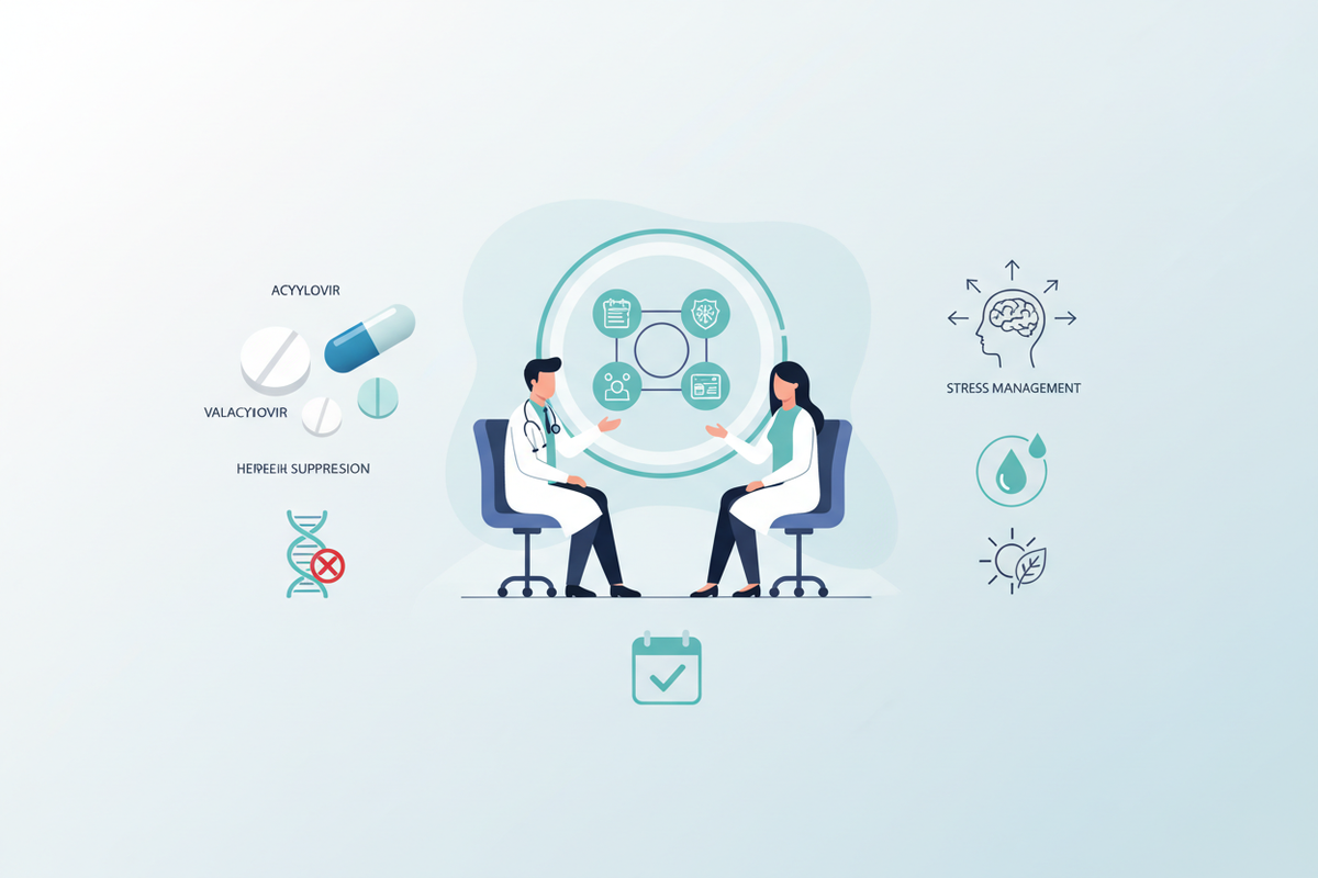 Conventional Medicine Overview Illustration