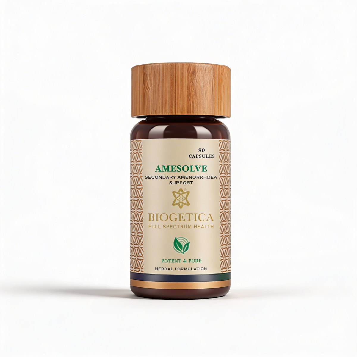 Biogetica  Amesolve - Secondary Amenorrhoea Support - 80 capsules