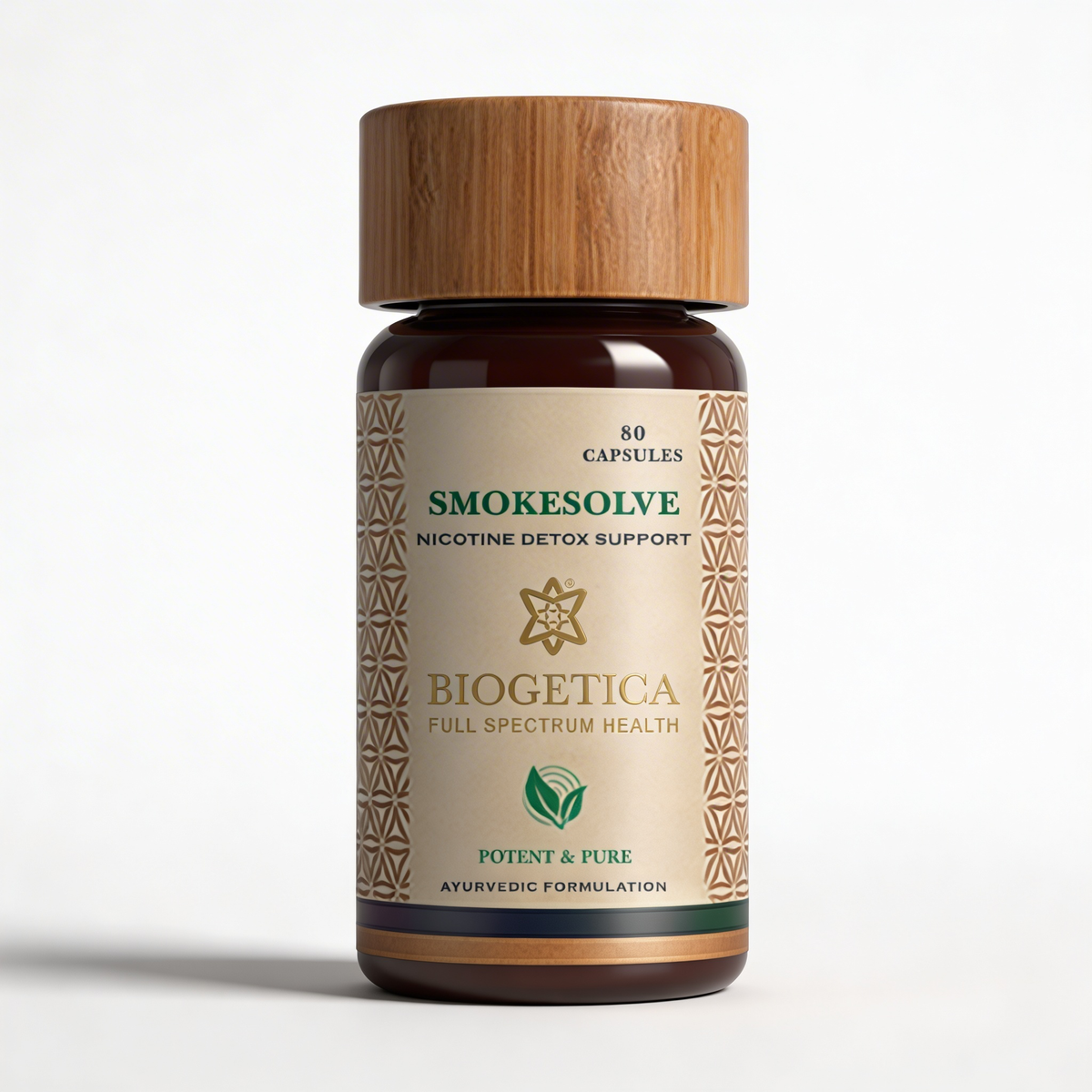 Biogetica Smokesolve (Lungs Detox, Anti Nicotin) 80 Capsule