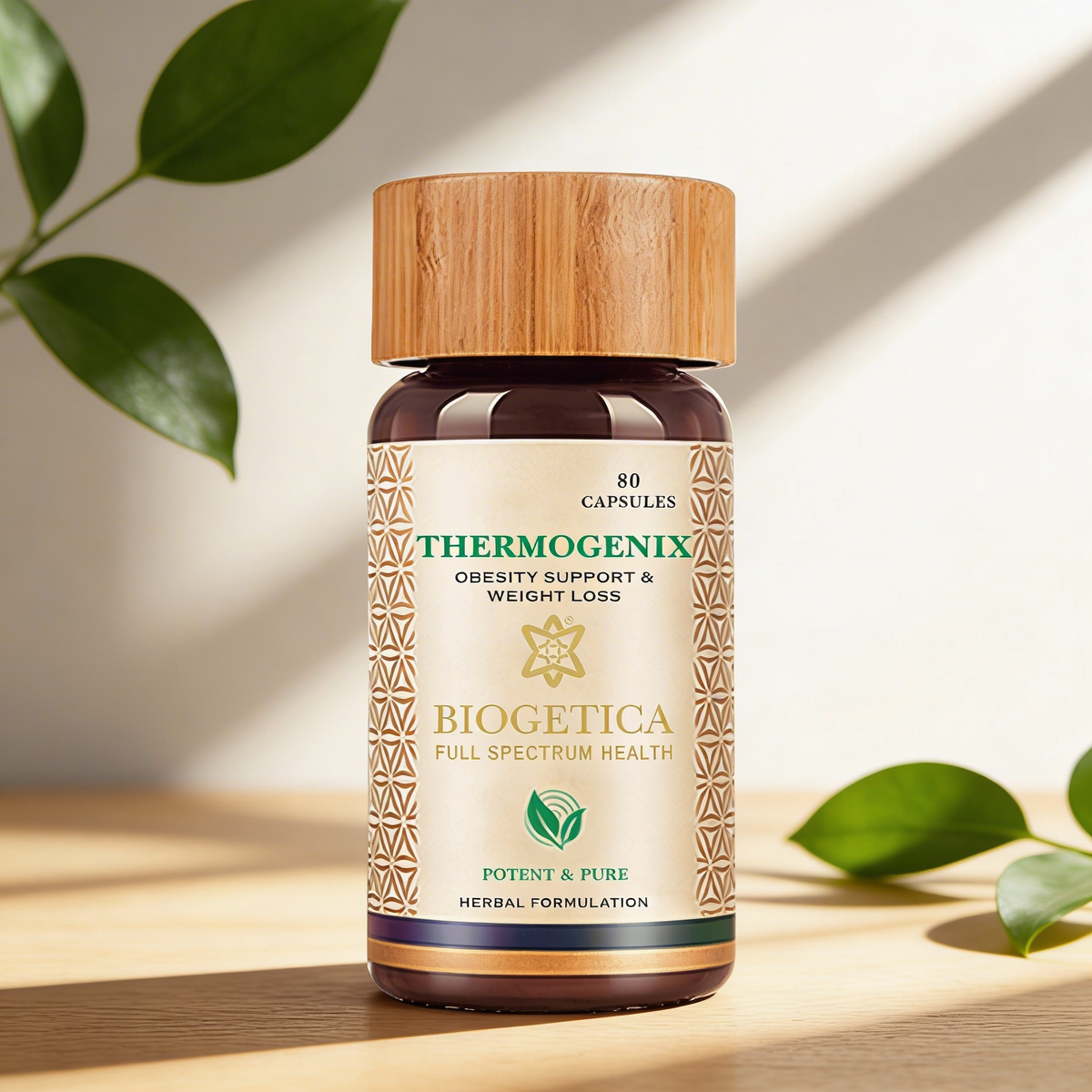 Biogetica Thermogenix (Garcinia, Ayurvedic Fat loss products for Men/Women Fat Burner,Appetite suppressant - 80 tablets)