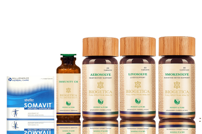 Core immunity boost kit with lung health and Smokesolve formula